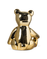 Moneybox Teddy gold, Gold, small