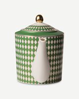 Teapot Chess yellow, Dark green, small