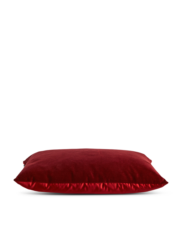 Cushion velvet nightblue 50x50, Rust red, large