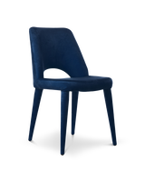 Chair Holy velvet beige, Dark blue, small