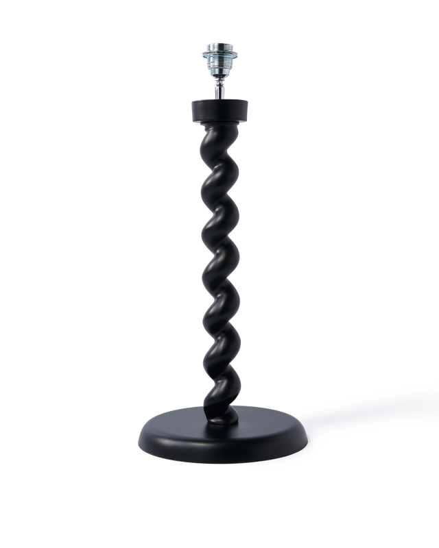 lamp base twister pink, Black, large