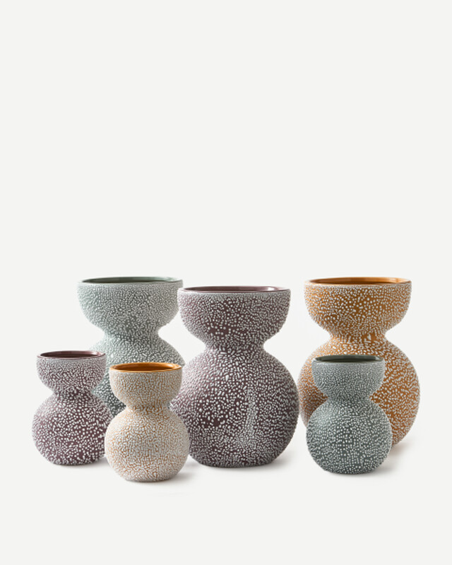 vase Boolb dots dk.green M, Dark purple, pdp