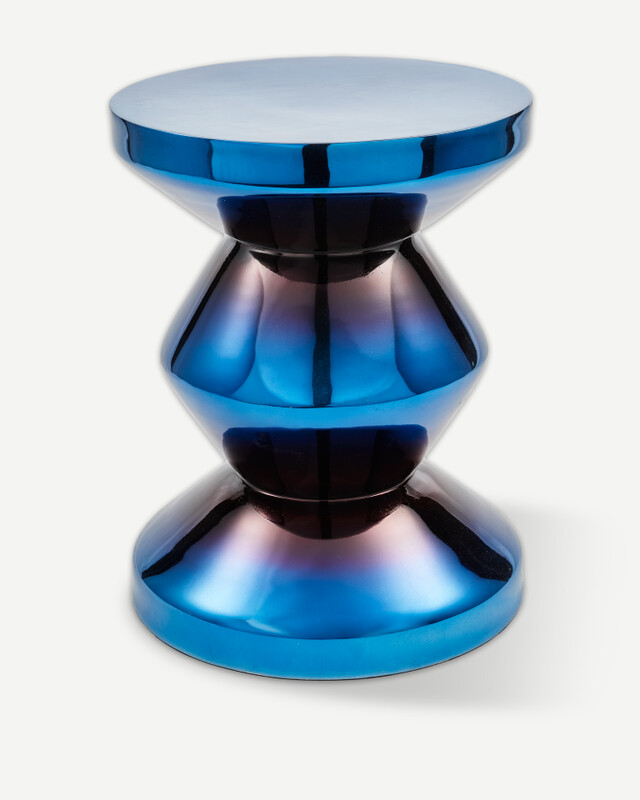 zig zag metal rose gold, Dark blue, pdp