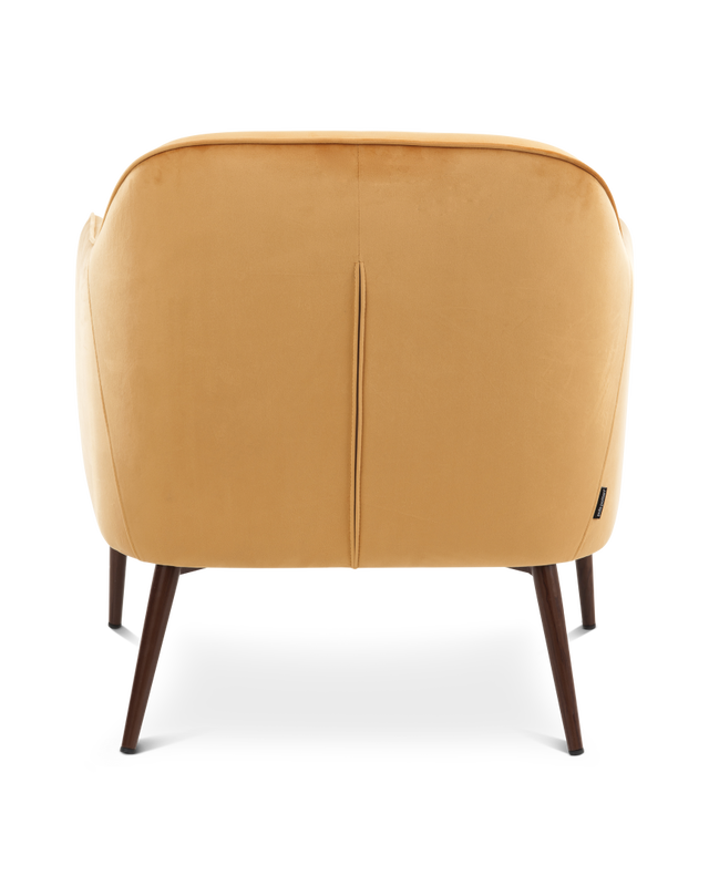Fauteuil Charmy velvet gold, Gold, large