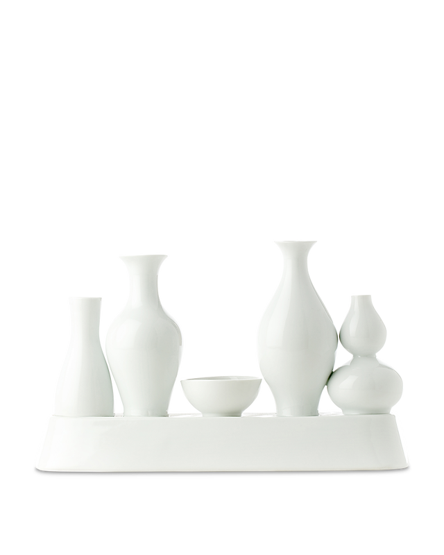 Shanghai vase, White, large