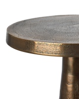 Side table Toot antique brass high, Copper, small