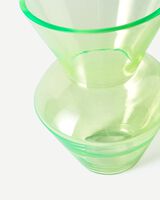 vase fat neck yellow S, Olive green, small