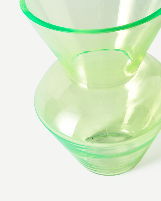 vase fat neck yellow S, Olive green, pdp