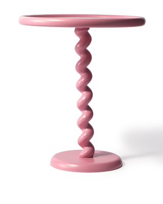 side table twister pink, Light pink, medium
