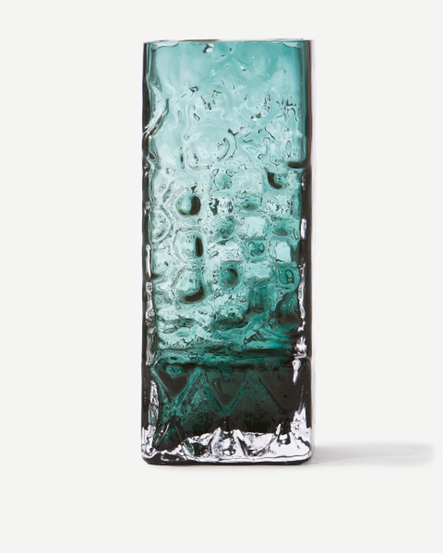 vase relief square clear, Dark Green, pdp