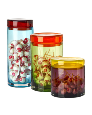 Caps & jars multi mix set 3, Multi-colour, medium