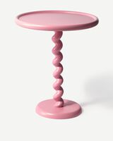 side table twister black, Light pink, small