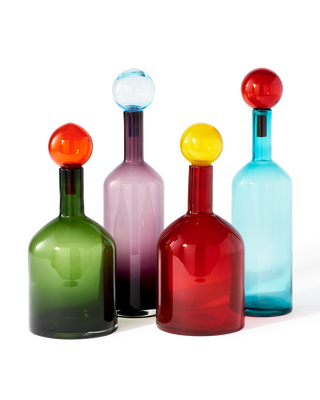 Bubbles & bottles multi mix set 4, Multi-colour, medium
