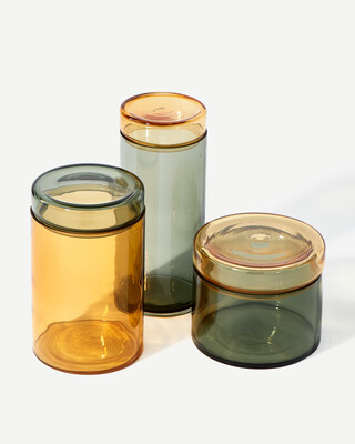 Caps and Jars Opbergpotten set 3