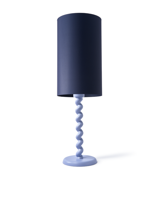 lamp base twister pink, light blue, large