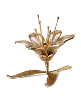 Candle holder Lilly, Gold, small