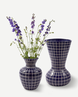 vase hamam L, Dark blue, medium