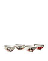 Salad bowl Tattoo set 4, Multi-colour, small