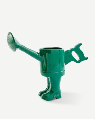 walking watering object dark green, Dark green, medium