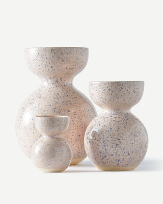 vase Boolb pink L, light pink, medium