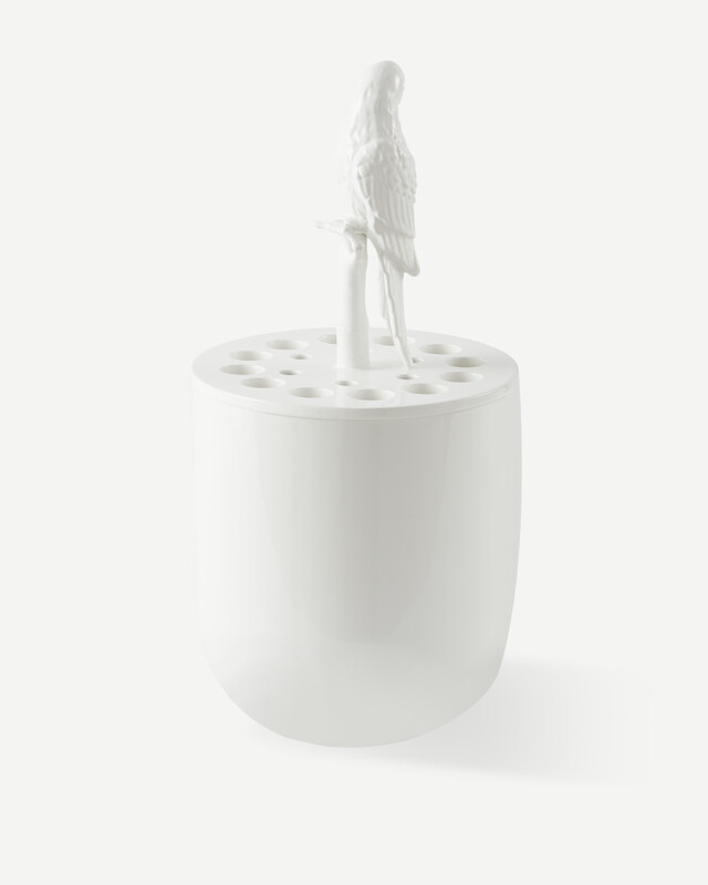 vase bird watching, White, pdp