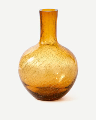 Gecraqueleerde glazen bolvaas L