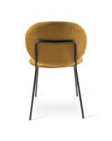 Chair Simply fabric smooth dk grey, Ochre, small
