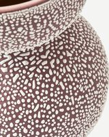 vase Boolb dots dk.green M, Dark purple, small