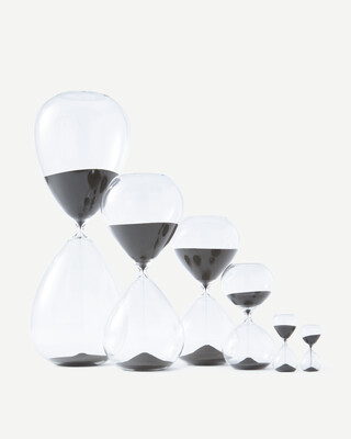 sandglass ball XS black, Black, medium