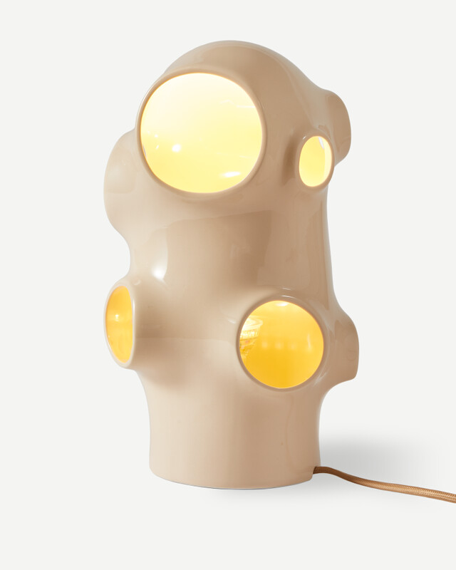 table lamp bulle beige, Beige, pdp