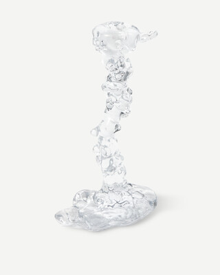 Glass Drip Candle Holder - L