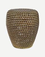 Dot Stool antique copper, Gold, small