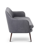 Sofa Charmy velvet grey, Light grey, small