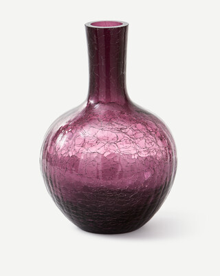 Gecraqueleerde glazen bolvaas S