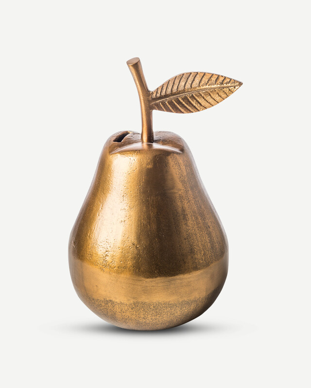 Moneybox pear gold, Gold, pdp