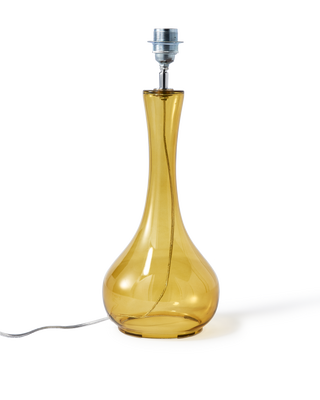 lamp base genie yellow L, Yellow, medium