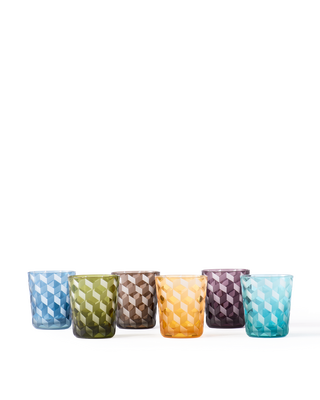 Tumbler blocks multicolour set 6, Multi-colour, medium