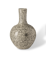 Vase flowers sketch, Light grey, small