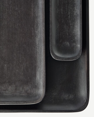 tray planki black set 4, Black, medium