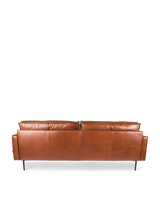 Sofa PPno.1 leather forest green, Cognac, small