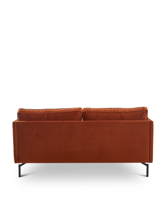 Sofa PPno.2 velvet gold, Rust red, large