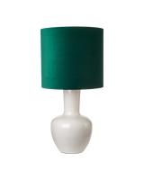 Lamp shade Ø55xH50cm velvet rust, Dark green, small