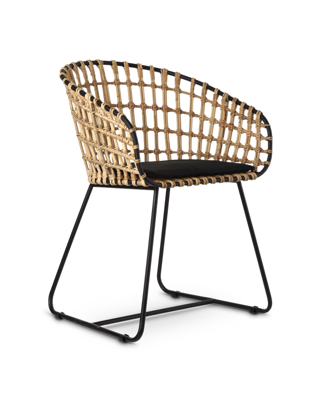Chair Tokyo all black, Beige, large