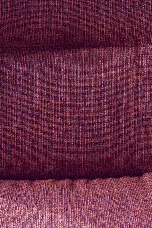 love seat puff burgundy red, Burgundy red, large