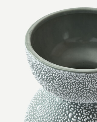 vase Boolb dots dk.green M, Dark green, medium