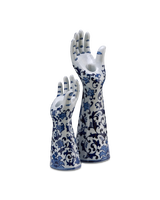Candle holder handsup! L, Dark blue, small