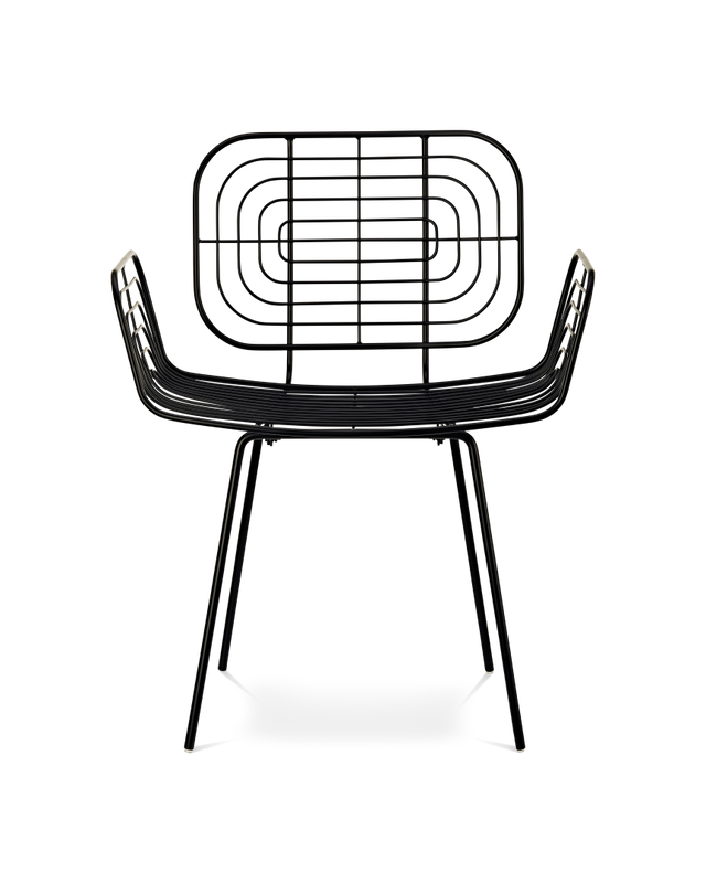 Chair Boston black, Black, large