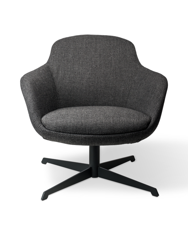 Swivel chair Spock pink, Light grey, large