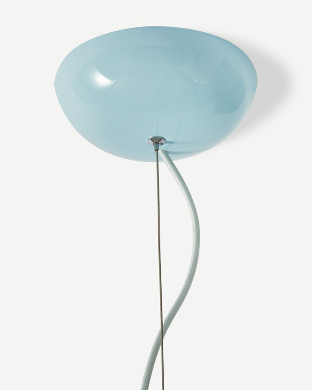 pendant bulle beige, light blue, pdp