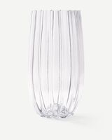 vase melon pink L, Transparant, small